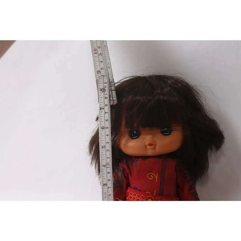 1970s Japan Sekiguchi Mademoiselle Jeje Mini Doll in Red Outfit ~ 260826-WH 1308